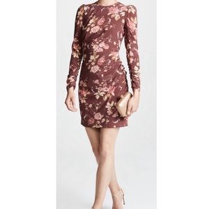 Zimmermann NWT Draped Floral Mini Dress Size 1
